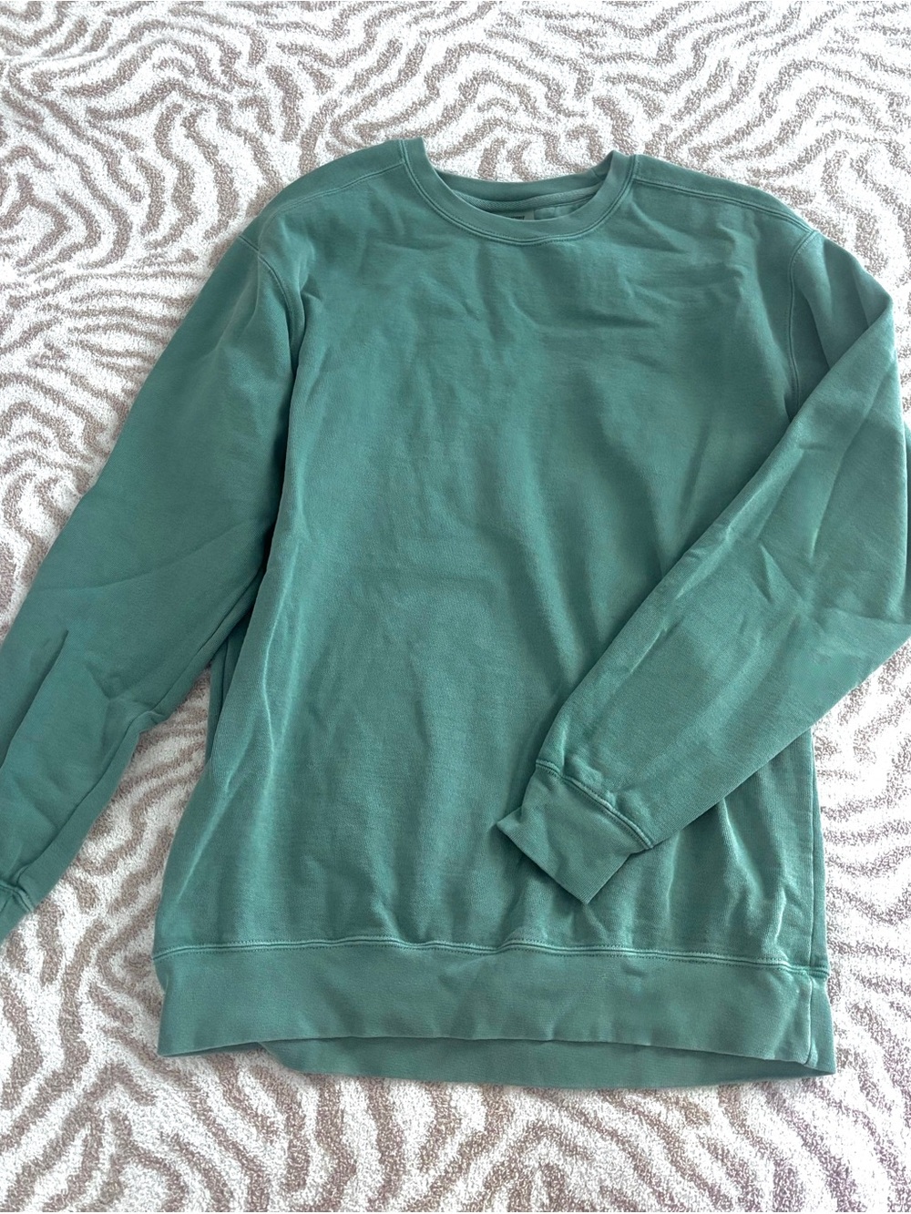 Crewneck Sweater - Teal Green